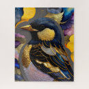 Suche nach bunte vögel puzzle Schwarz