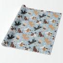 Suche nach hund und knochen geschenkpapier Hunde