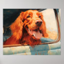 Suche nach roter hund poster Tierliebhaber dekor