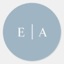 Suche nach hellblaue hochzeit aufkleber Monogramm