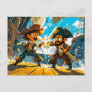 Suche nach piraten schwerter postkarten Illustration