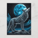 Suche nach wolf und mond postkarten Berge