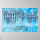 Suche nach eiszapfen poster Blau