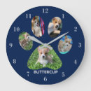 Suche nach großer hund wanduhren Blau