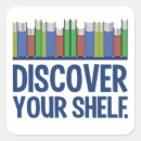 Suche nach von den bücherregalen aufkleber Lesen