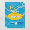 Suche nach unterseeboot einladungen Unter dem meer