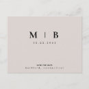 Suche nach monogramm save the date postkarten Für sie/ihn