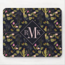 Suche nach blumenstrauß der blumen mousepads Monogramm