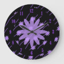 Suche nach lila muster wanduhren Blumenmuster