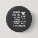 Suche nach 75 geburtstag buttons Lustig