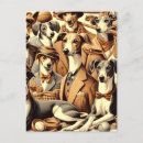 Suche nach italienischer windhund postkarten Niedlich