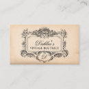 Suche nach mode boutique visitenkarten Vintag