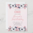 Suche nach erster des mädchens geburtstag einladungen Rosa