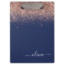 Suche nach rose gold klemmbrett Monogramm