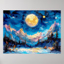 Suche nach vollmond poster Winter