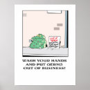 Suche nach mikroben poster Krankenschwester