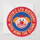 Suche nach lustiger clown einladungen Party
