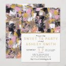 Suche nach schwarzweiss 16 geburtstag einladungen Rosa