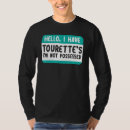 Suche nach tourette syndrom tshirts Unordnung