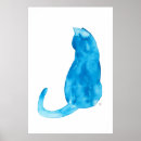 Suche nach gemalte katzen poster Aquarell