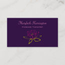 Suche nach konturen visitenkarten Blume