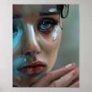 Suche nach traurige augen poster Frau