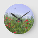 Suche nach mohnblume wanduhren Feld