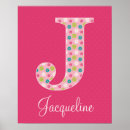 Suche nach letter j poster Floral