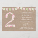 Suche nach 2nd birthday party einladungen Pink