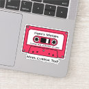 Suche nach audio aufkleber Rot