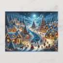 Suche nach weihnachtsdorf postkarten Schnee
