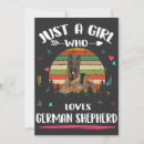 Suche nach deutscher schäferhund einladungen Vintage