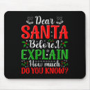 Suche nach weihnachtsmann mousepads Inspiration