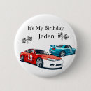 Suche nach rennwagen buttons Geburtstagsjunge