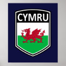 Suche nach cymru poster Flagge