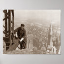 Suche nach vintages gebäude poster Empire state gebäude