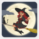 Suche nach fliegende hexe aufkleber Broomstick