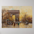 Suche nach der arc de triomphe poster Vintag