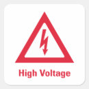 Suche nach hochspannung aufkleber Warnschild