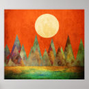 Suche nach abstrakte landschaft poster Vollmond