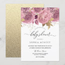 Suche nach pink baby einladungen Gold