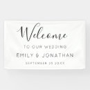 Suche nach begrüßung hochzeitsbanner Schwarz weiß