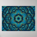Suche nach blaue mandala poster Abstrakt