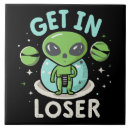 Suche nach raumschiff fliesen Alien