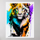 Suche nach blauer löwe poster Tier