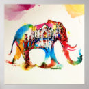 Suche nach vintager elefant poster Stilvoll