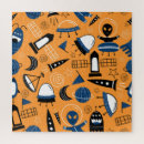 Suche nach alien puzzle Cartoon