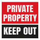 Suche nach privateigentum poster Warnschild
