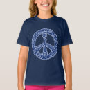 Suche nach frieden kinder tshirts Blau