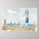Suche nach aquarell segelboot poster Küste